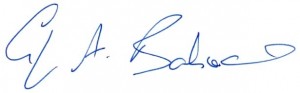 Glenys Babcock signature